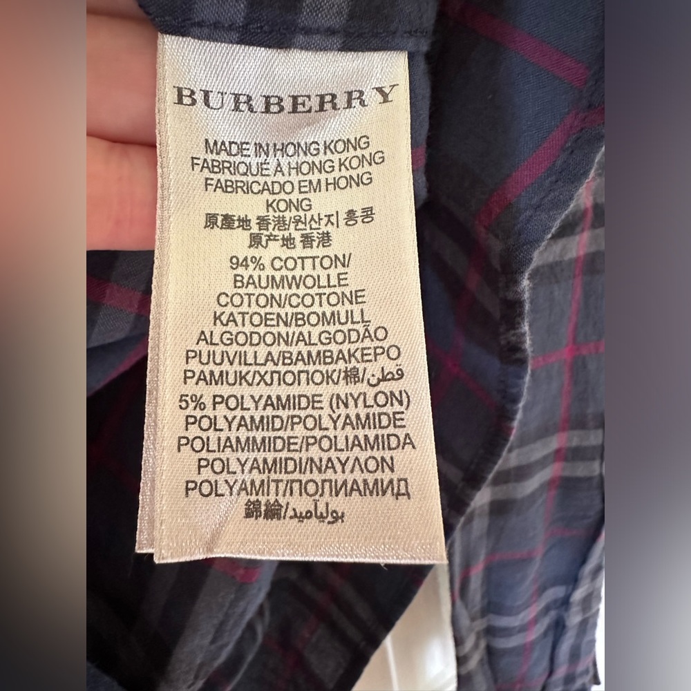 Burberry Button Down - image 3